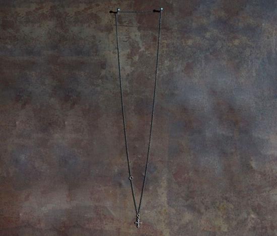  베르크슈타트 뮌헨 네크리스 Werkstatt Munchen 미니 크로스 체인 목걸이 실버 - WERKSTATT MUNCHEN