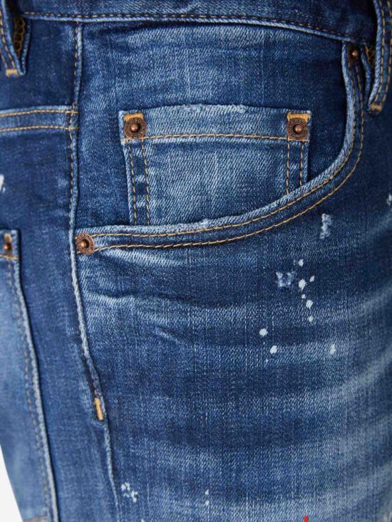 26SS 디스퀘어드2 데님 팬츠 S74LB1928S30664 470Navy Blue DARK DENIM BLUE - DSQUARED2