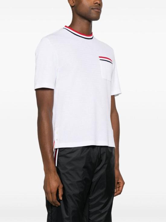 26SS 톰브라운 스웨터 MJS259AJ0153100 WHITE - THOM BROWNE