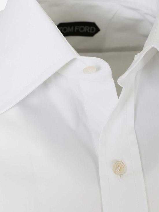 25FW 톰포드 긴팔 셔츠 HSCC01 OPTICAL WHITE - TOMFORD