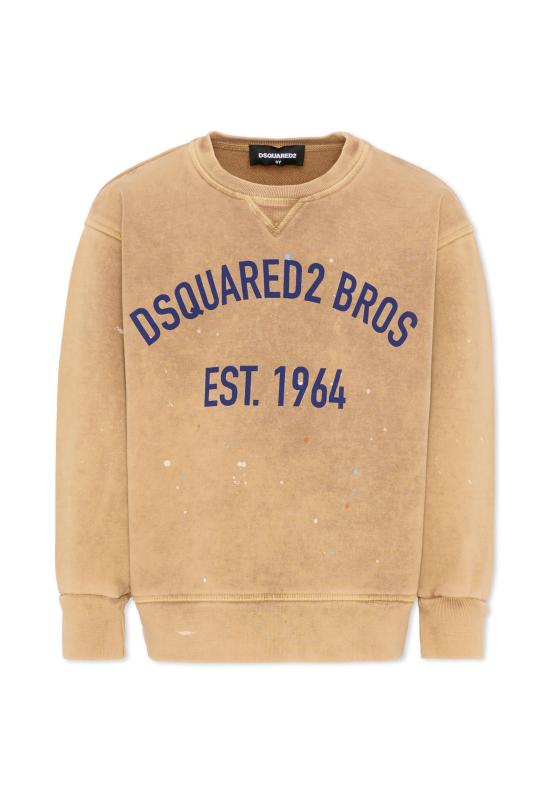 26SS [키즈] 디스퀘어드2 트레이닝 상의 DQ3189 D0AG9 DQ730 BROWN