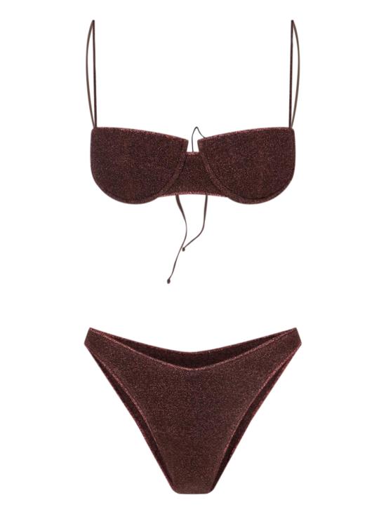 26SS 오세리 비키니 수영복 LBS261 LUREX CHOCOLATE Brown