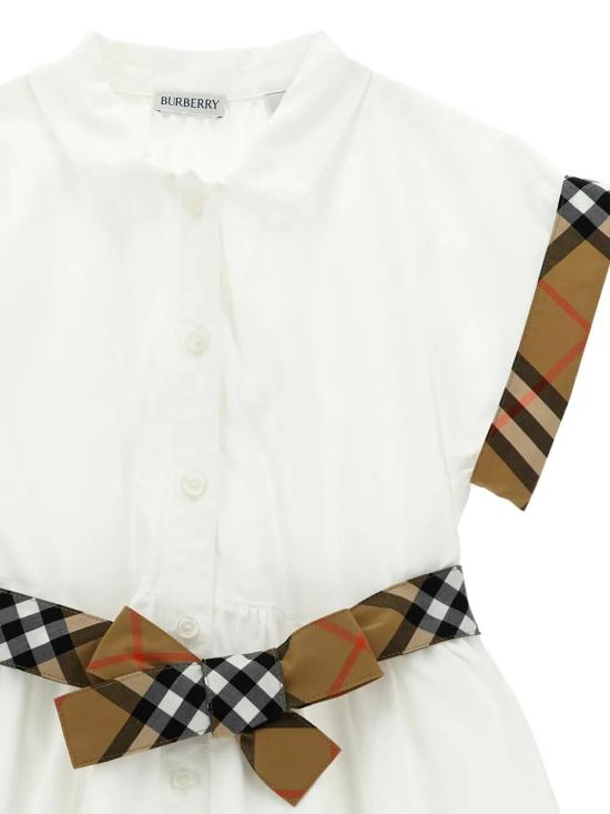 26SS [키즈] 버버리 원피스 8117162 A1464 WHITE - BURBERRY