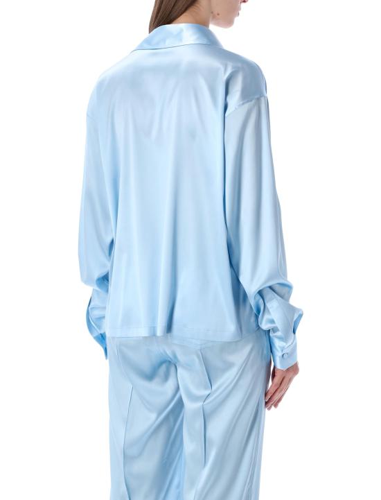 26SS 톰포드 셔츠 TS2144FAX881 UAC FROST LIGHT BLUE - TOMFORD