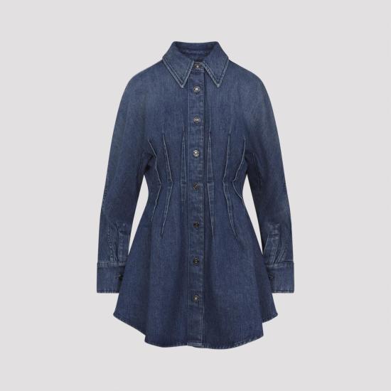 26SS 지방시 데님 원피스 BW22QS517B 420 MEDIUM BLUE - GIVENCHY