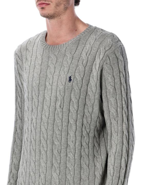 26SS 랄프 로렌 스웨터 710775885 013 GREY HEATHER - RALPH LAUREN