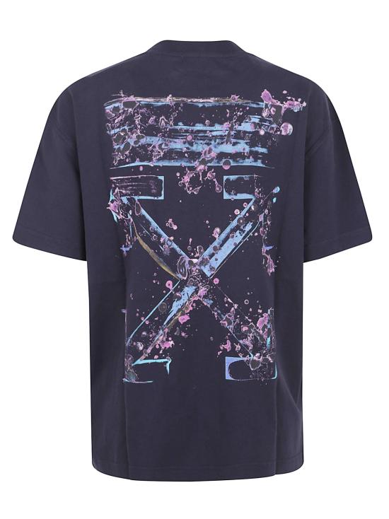 26SS 오프화이트 반팔 티셔츠 OWAA089S26JE R006 4901 BLUE - OFF WHITE