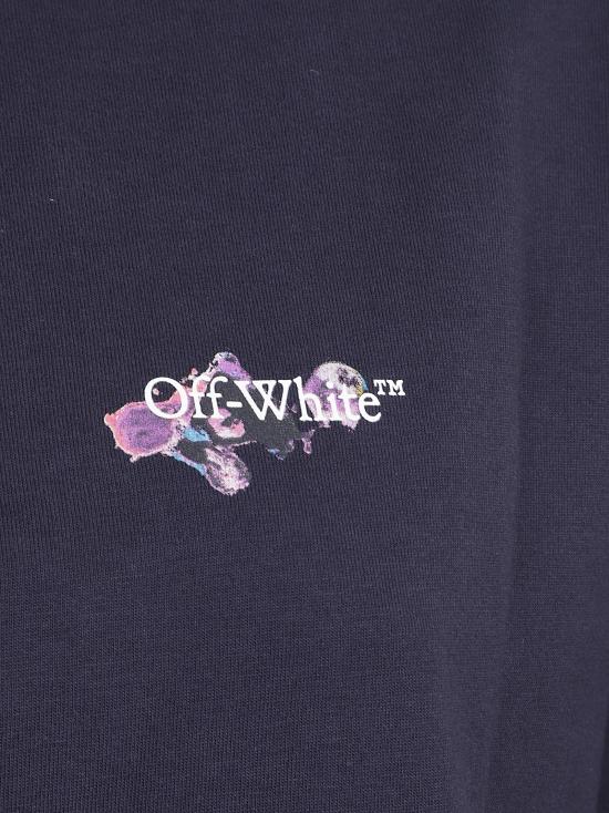 26SS 오프화이트 반팔 티셔츠 OWAA089S26JE R006 4901 BLUE - OFF WHITE