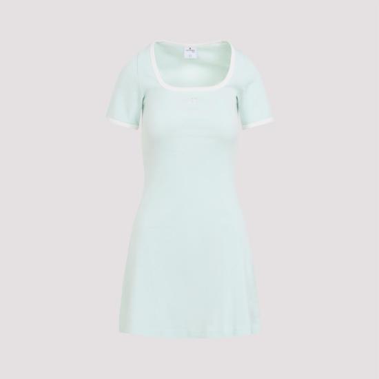 26SS 쿠레쥬 숏 원피스 126JRO776JS0203 B216 LIGHT MINT BLUE - COURREGES