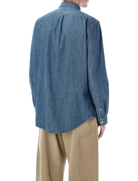 26SS 랄프 로렌 데님 셔츠 710792043 001 MED BLUE - RALPH LAUREN