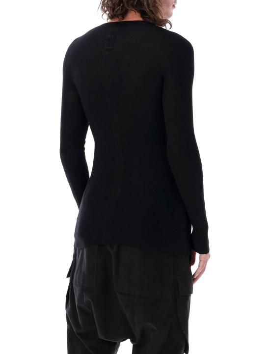 26SS 릭 오웬스 스웨터 RU01F2637RIBM 09 BLACK - RICK OWENS