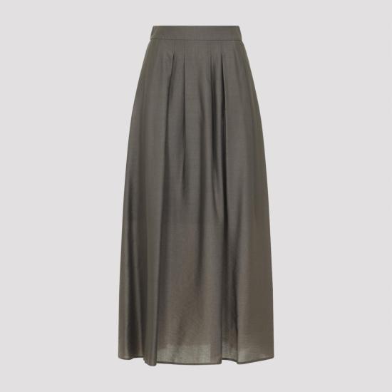 26SS 페세리코 롱 스커트 A05036 01939 151 MARRONE CORTECCIA BROWN - PESERICO