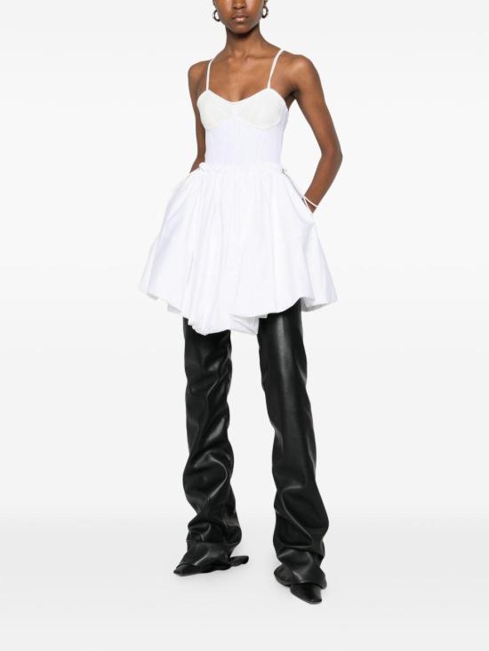 26SS 디 아티코 숏 원피스 260WCA00460 CCE002AA 001 WHITE - THE ATTICO