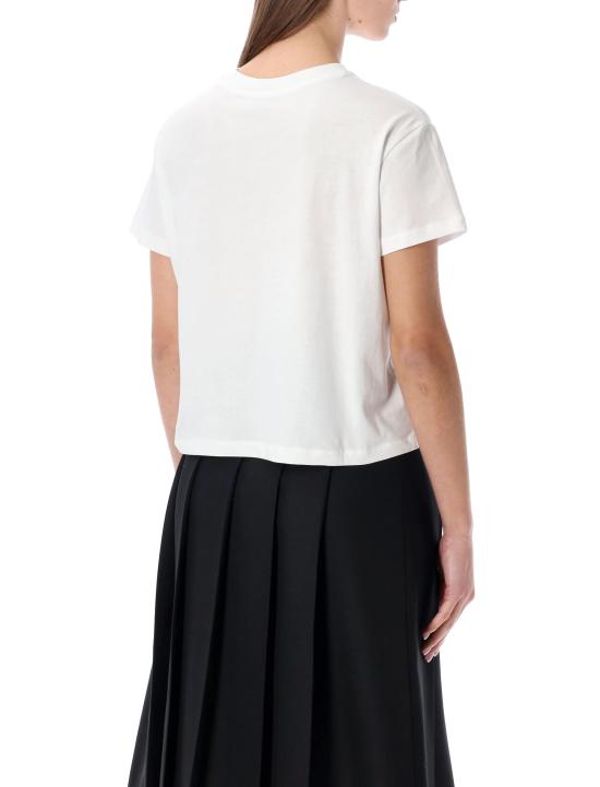 26SS 아페쎄 루 마담 박시핏 반팔 티셔츠 F26389COHBM TAE WHITE DARK NAVY - A.P.C.