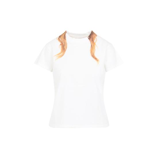 26SS MM6 메종마르지엘라 반팔 티셔츠 S52GC0361 M20048 101 OFF WHITE