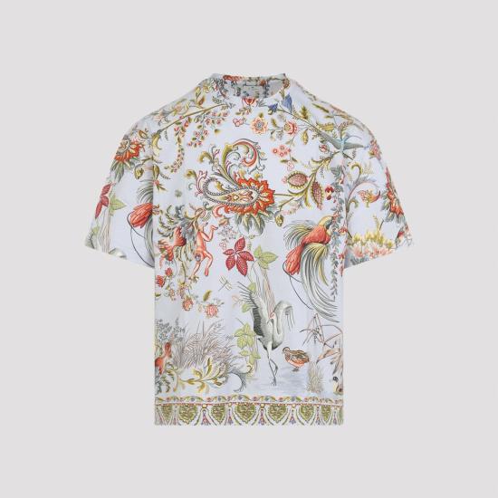 26SS 에트로 폴로 티셔츠 MRMA0004 AKG42 X0880 PALE BLUE - ETRO