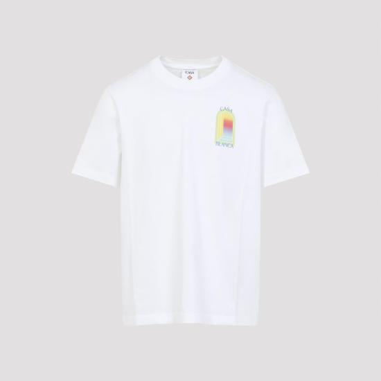 26SS 카사블랑카 폴로 티셔츠 MSP26JTS00113 BRIGHT WHITE - CASABLANCA