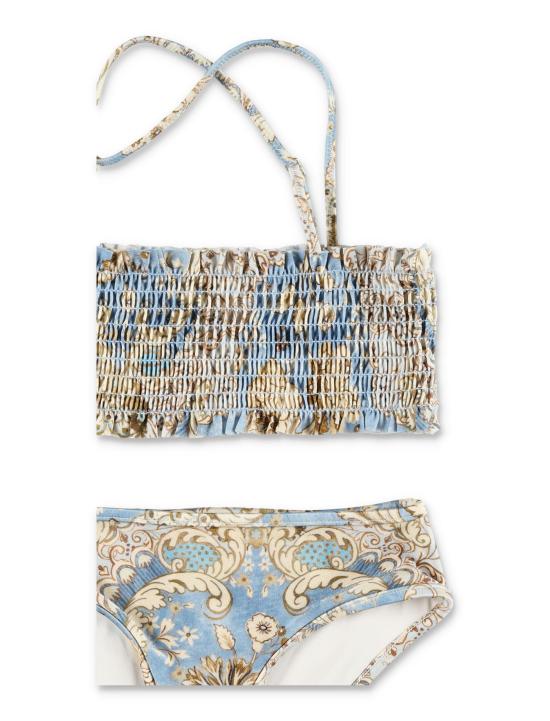 26SS [키즈] 짐머만 비키니 6153WRS263 BFLD DENIM FLORAL - ZIMMERMANN