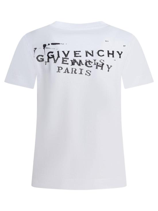 26SS 지방시 반팔 티셔츠 BW70FJP7A7 100 WHITE - GIVENCHY