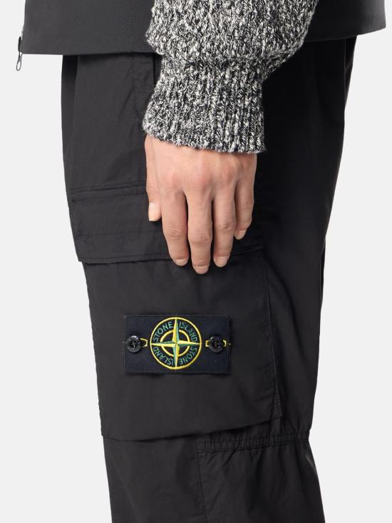 26SS 스톤 아일랜드 스트레이트 팬츠 L1S153100031S0003 V0029 Black - STONE ISLAND