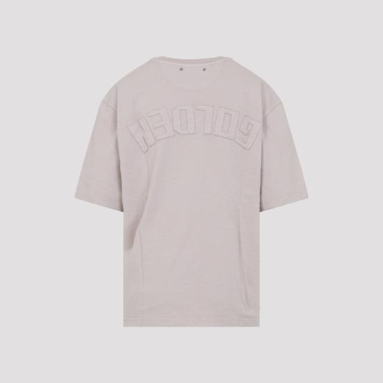 26SS 골든구스 반팔 티셔츠 GUP01873 P001576 25235 SHADOW GRAY NUDE NEUTRALS - GOLDEN GOOSE