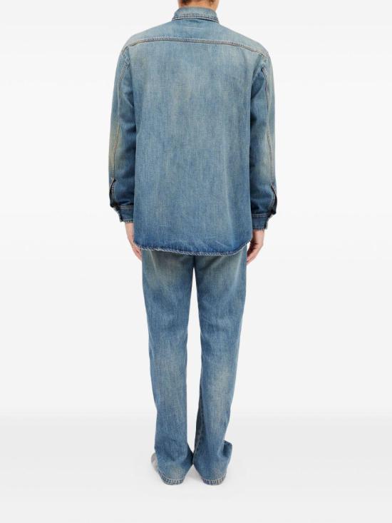 26SS MM6 메종마르지엘라 데님 셔츠 SH0DT0044 M30055 961 BLUE - MM6 MAISON MARGIELA