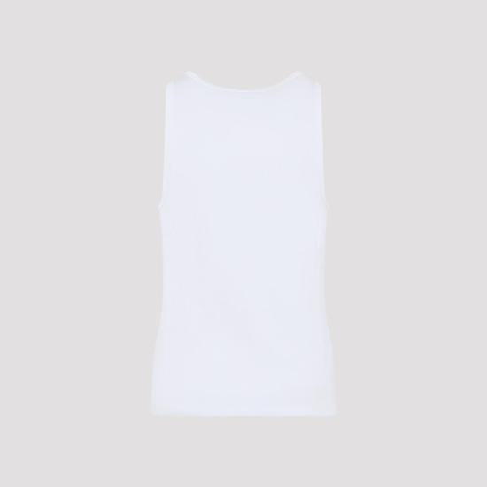 26SS 카사블랑카 민소매 티셔츠 MSP26JTS05702 WHITE - CASABLANCA