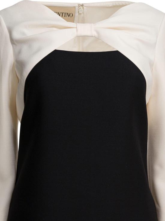 26SS 발렌티노 가라바니 미디 원피스 8B3VAJ061CF 0NA BLACK - VALENTINO GARAVANI