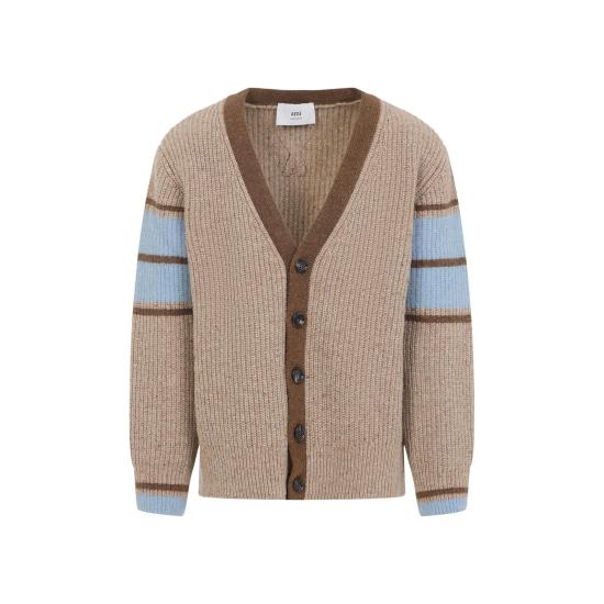 26SS 아미 스웨터 HKC358 KN0111 280 CAMEL BROWN