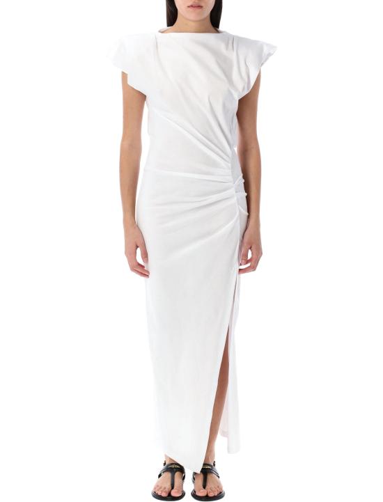 26SS 이자벨마랑에뚜왈 롱 원피스 RO0307FAA1N41I 20WH WHITE