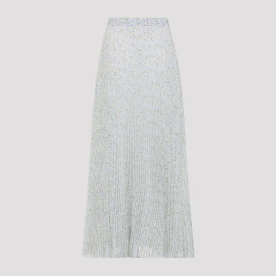 26SS 에르마노 설비노 롱 스커트 D482O361XHL S4837 ST FIORI MULTICOLOUR - ERMANNO SCERVINO