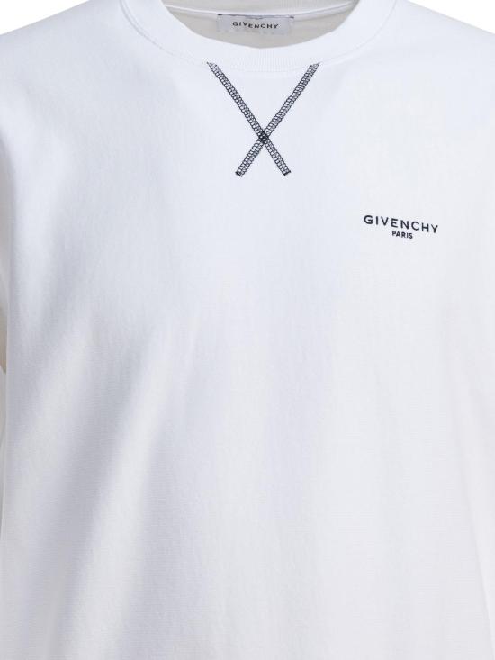 26SS 지방시 긴팔 티셔츠 BMJ0P63YS1 100 WHITE - GIVENCHY