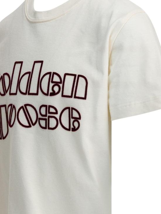 26SS [키즈] 골든구스 트레이닝 상의 GKP01403 P00243311560 WHITE - GOLDEN GOOSE