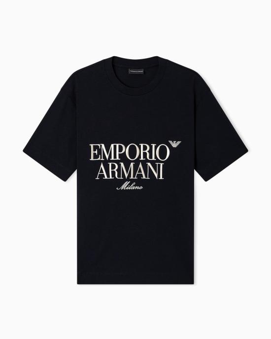 26SS 엠포리오 아르마니 폴로 티셔츠 EM005359 AF13715 118 BLUE NAVY