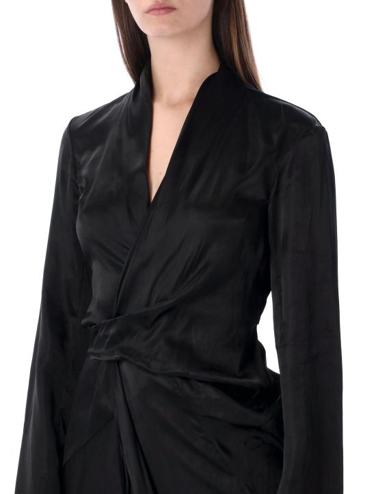 26SS 릭 오웬스 롱 원피스 RP01F6566N 09 BLACK - RICK OWENS