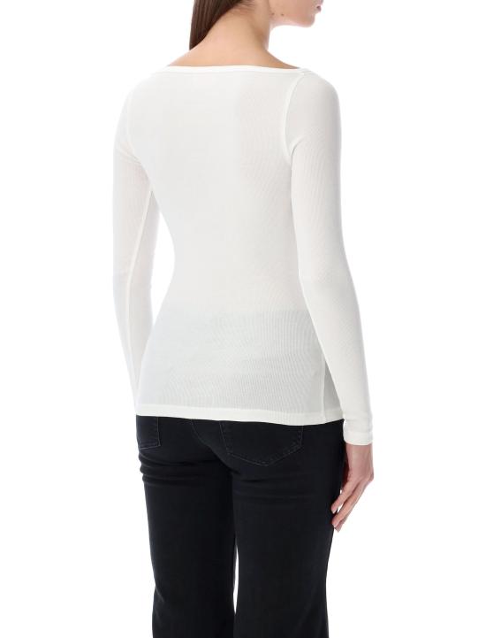 26SS 디젤 긴팔 티셔츠 A199090JMBA 141 WHITE - DIESEL