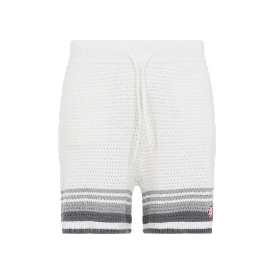 26SS 카사블랑카 숏팬츠 MSP26KW93401 WHITE GREY