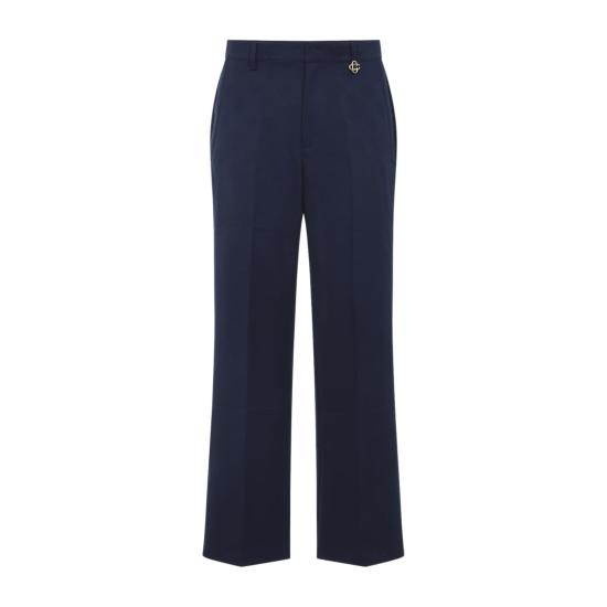 26SS 카사블랑카 스트레이트 팬츠 MSP26TR37902 NAVY MONOGRAM BLUE