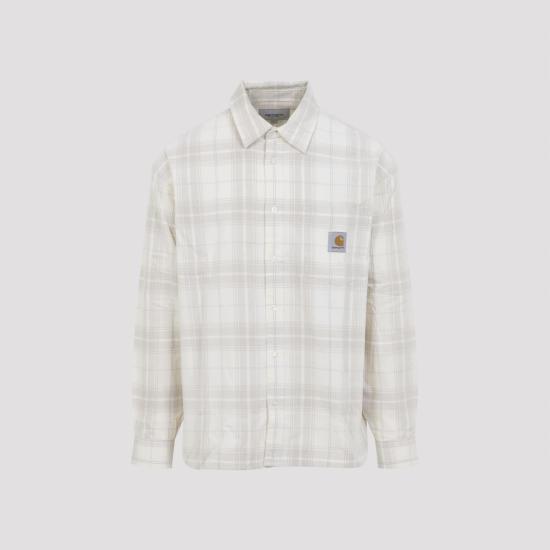 26SS 칼하트 WIP 긴팔 셔츠 I0359533J3XX03 WILBER CHECK NATURAL MULTICOLOUR - CARHARTT WIP