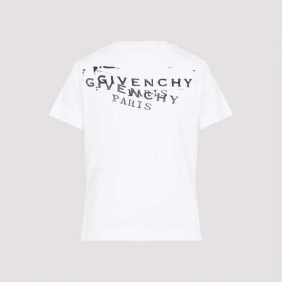 26SS 지방시 반팔 티셔츠 BW70FJP7A7 100 WHITE - GIVENCHY