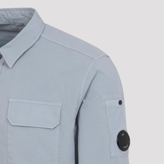 26SS 씨피 컴퍼니 긴팔 셔츠 20CMSH706A 110143G 809 SILVER BLUE - C.P. COMPANY