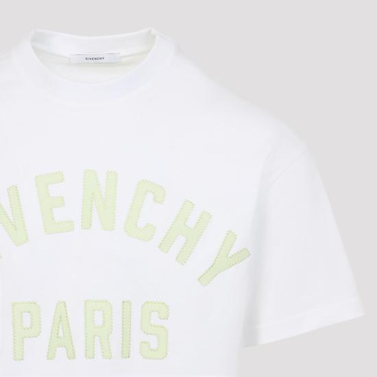 26SS 지방시 폴로 티셔츠 BM71NK3YRS 115 WHITE GREEN - GIVENCHY