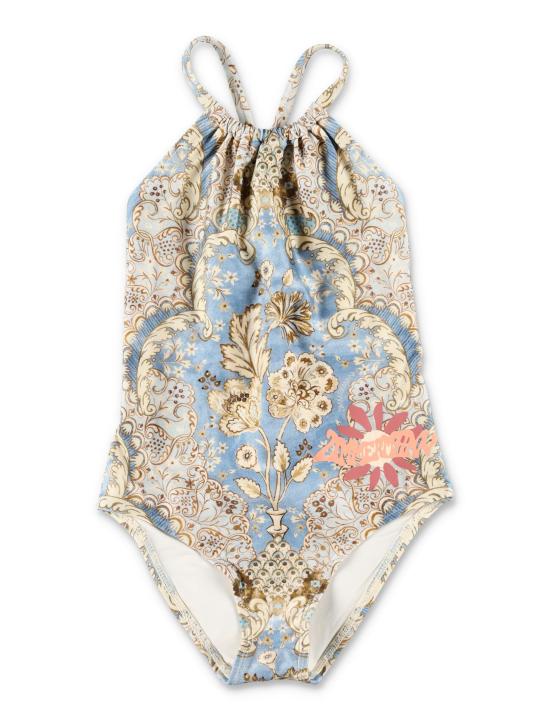 26SS [키즈] 짐머만 원피스 수영복 1857WRS263 BFLD DENIM FLORAL