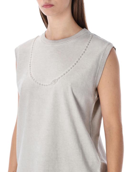 26SS 디젤 반팔 티셔츠 A209600JMBJ 141 GREY MIST - DIESEL