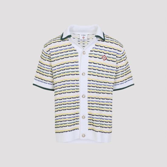 26SS 카사블랑카 반팔 셔츠 MSP26KW120901 MULTI MULTICOLOUR - CASABLANCA