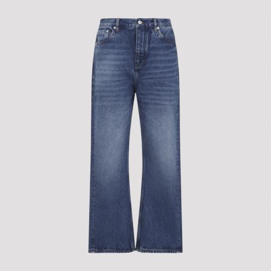 26SS 스튜디오 니콜슨 스트레이트 팬츠 DENJOSNW1639 WORN WASH INDIGO BLUE - STUDIO NICHOLSON
