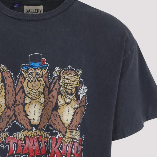 26SS 갤러리 디파트먼트 폴로 티셔츠 SNE10285 VINTAGE BLACK - GALLERY DEPT