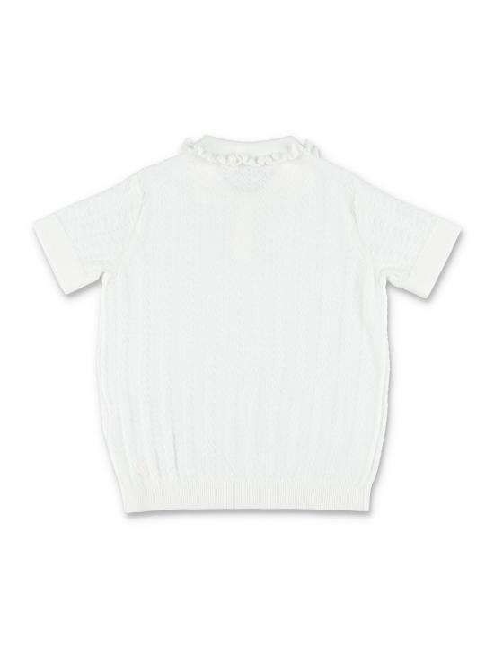 26SS [키즈] 봉쁘앙 폴로 셔츠 S06GJUK00002 003 ECRU - BONPOINT