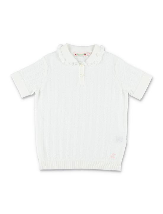26SS [키즈] 봉쁘앙 폴로 셔츠 S06GJUK00002 003 ECRU