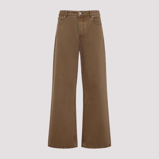 26SS 아미 데님 팬츠 HTR450 DE0112 216 HAZELNUT BROWN - AMI